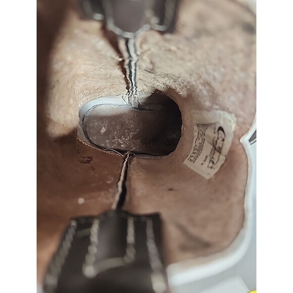 El Carril Genuine Leather Cowgirl Boots Sunflower Embroidered  Size 19.5 Us13.5? - Picture 8 of 8